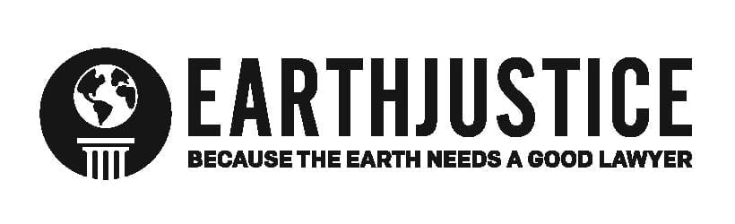 Earth Justice: Because the earth needs a good lawyer, logo